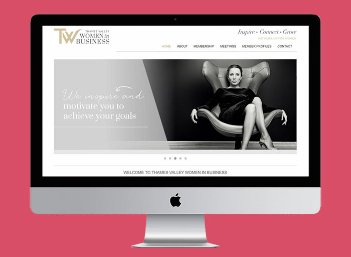 Web design for Thames Valley Women in Business
