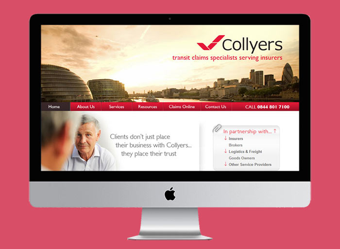 Web design for Collyers